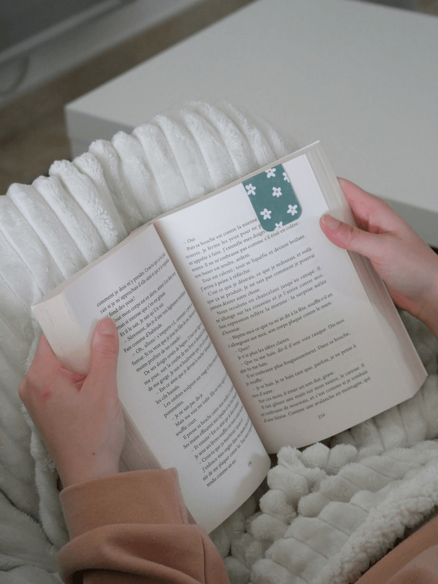 Marque-pages aimanté Pâquerette