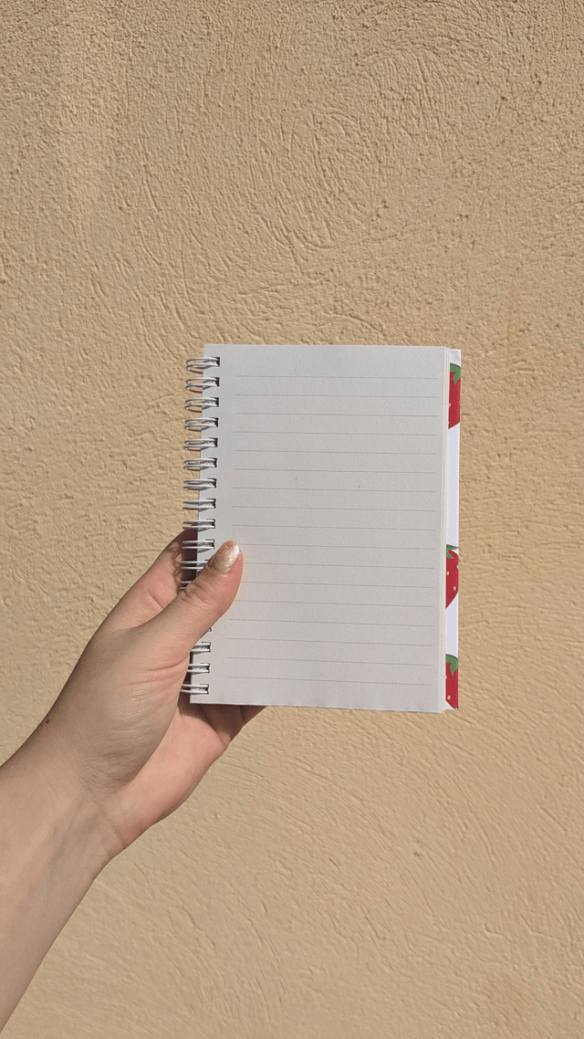 Carnet A6 Fraises
