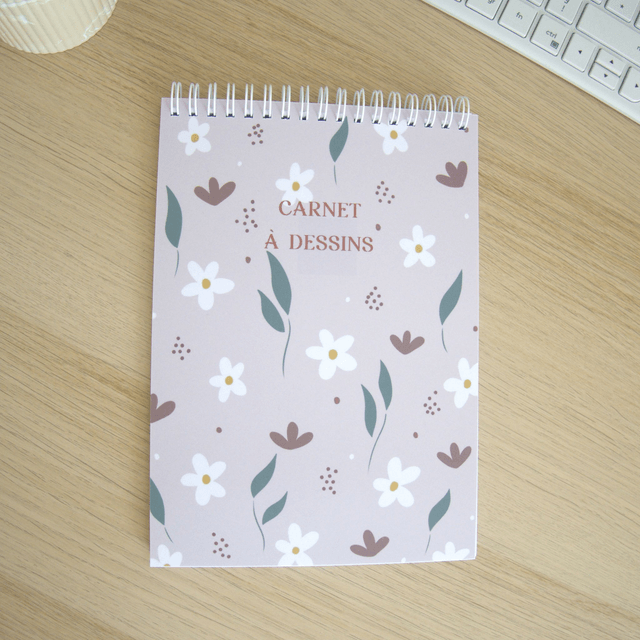 Carnet à dessins Pâquerette