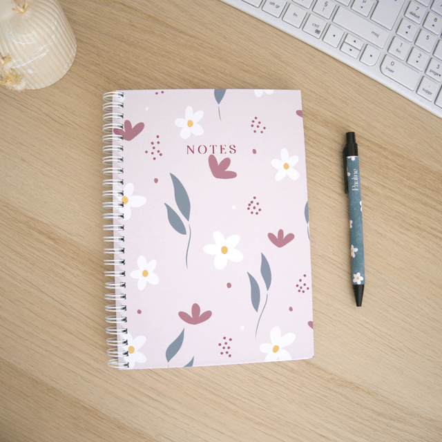 Carnet A5 Fleuri