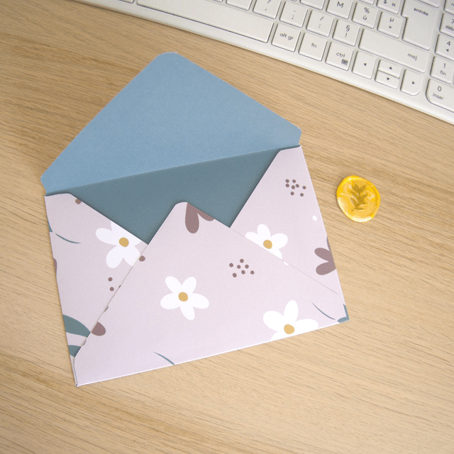 Enveloppe Fleuri