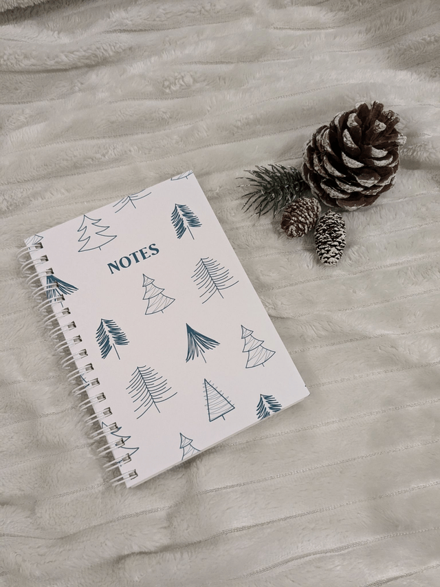 Carnet A6 Sapins