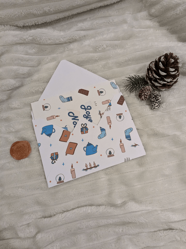 Carte de noël Cocooning