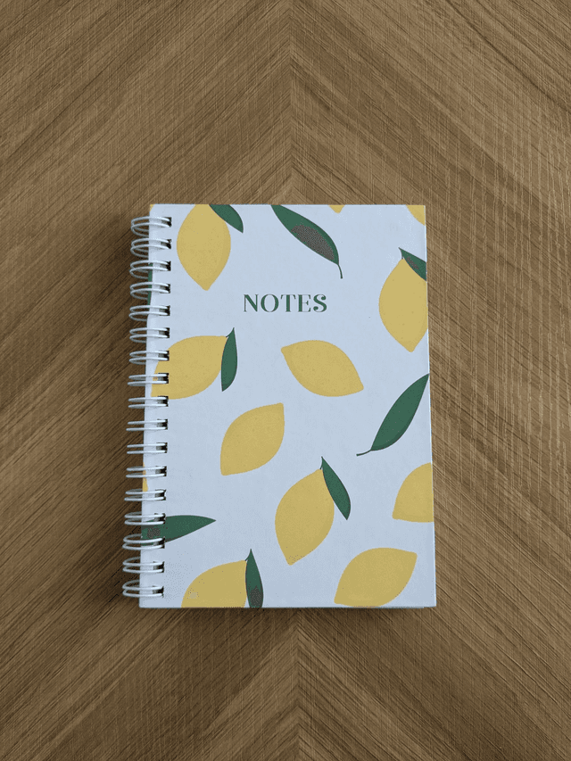 Carnet A6 Citrons - REF614