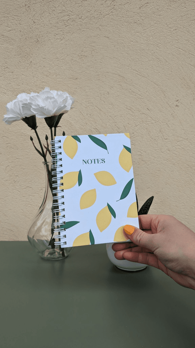 Carnet A6 Citrons