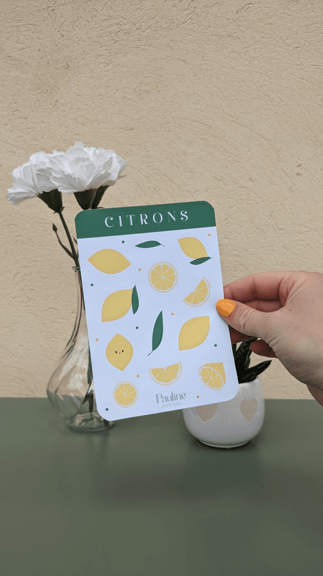 Autocollants Citrons