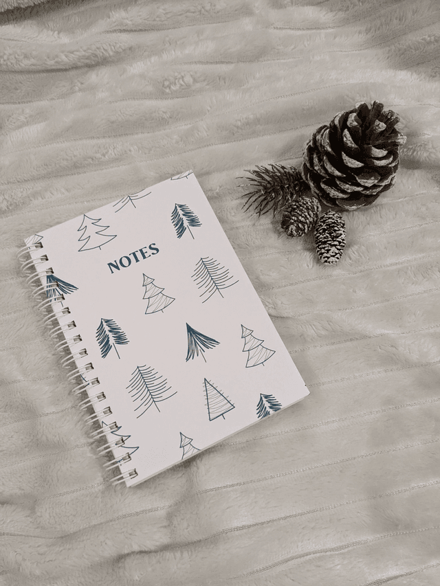 Carnet A6 Sapins