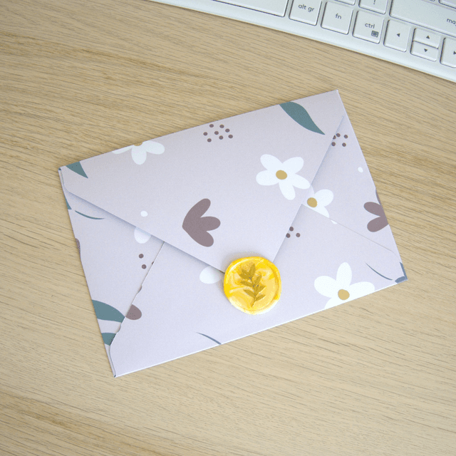 Enveloppe Fleuri